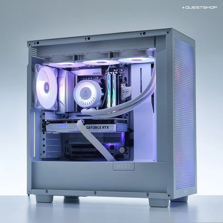 NZXT h710 i full tower blanco's foto | Infinity Play |  BizneCubano