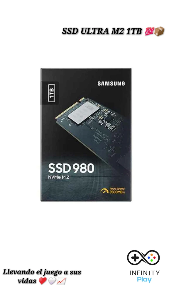 SSD ULTRA M.2 SAMSUNG EVO 980's foto | Infinity Play |  BizneCubano