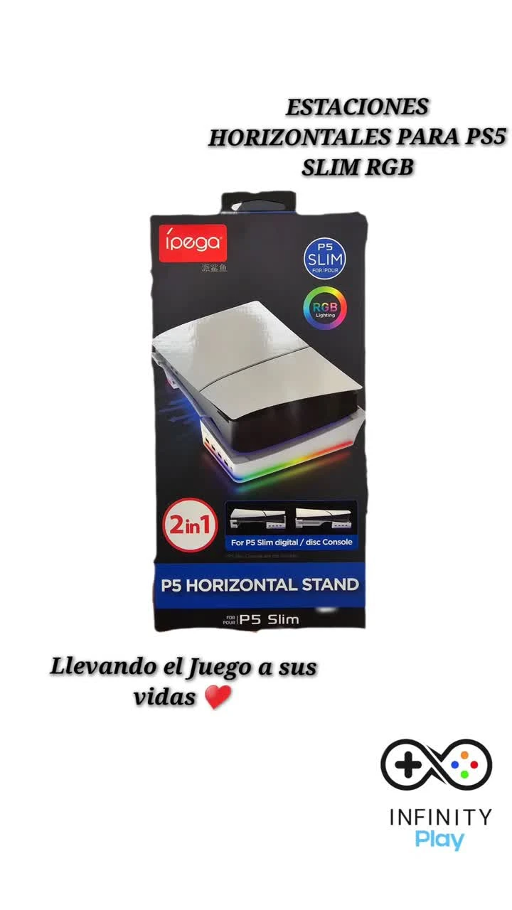 ESTACIONES HORIZONTALES PS5 SLIM's foto | Infinity Play |  BizneCubano