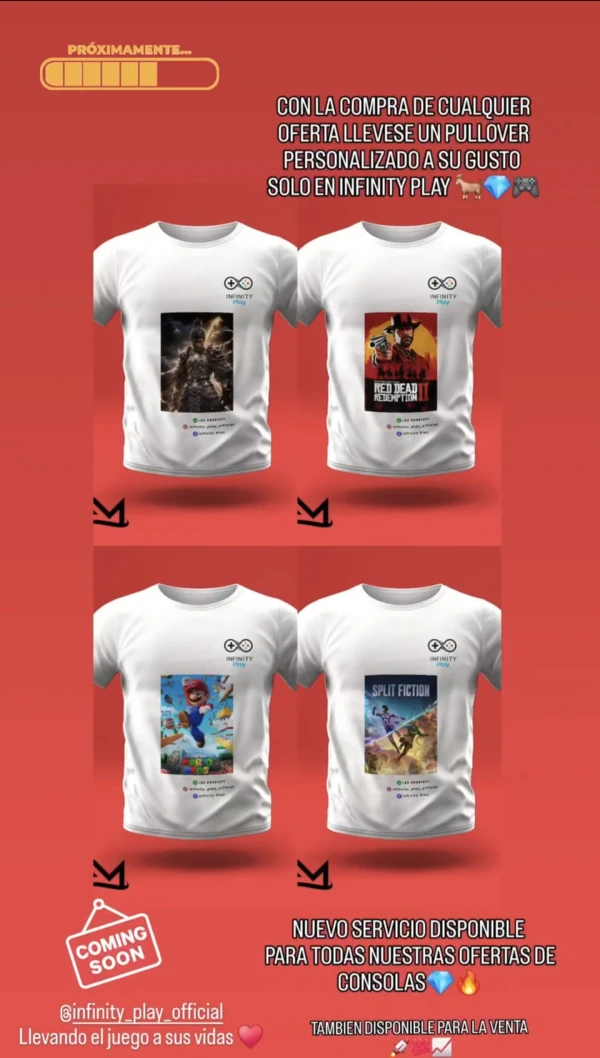 Pullover Gamer's foto | Infinity Play |  BizneCubano