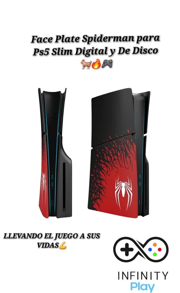 Face Plate Ps5 Slim's foto | Infinity Play |  BizneCubano